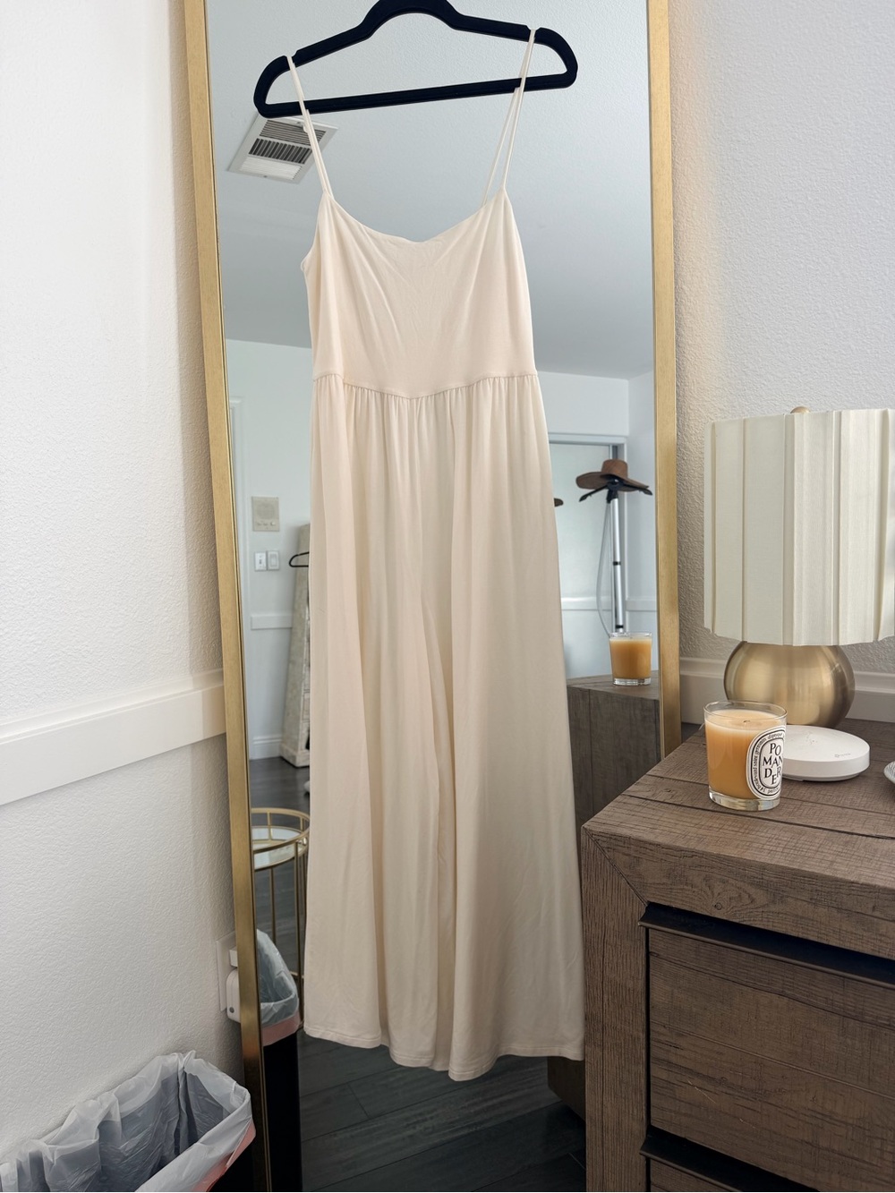 Wilfred Cream Spaghetti Strap Jumpsuit - Picture 2 of 5